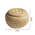 Axyaa Double Layer Bamboo Fruit Storage Basket