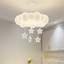 Axyaa Modern Donuts Chandelier Light Remote Control Dimming