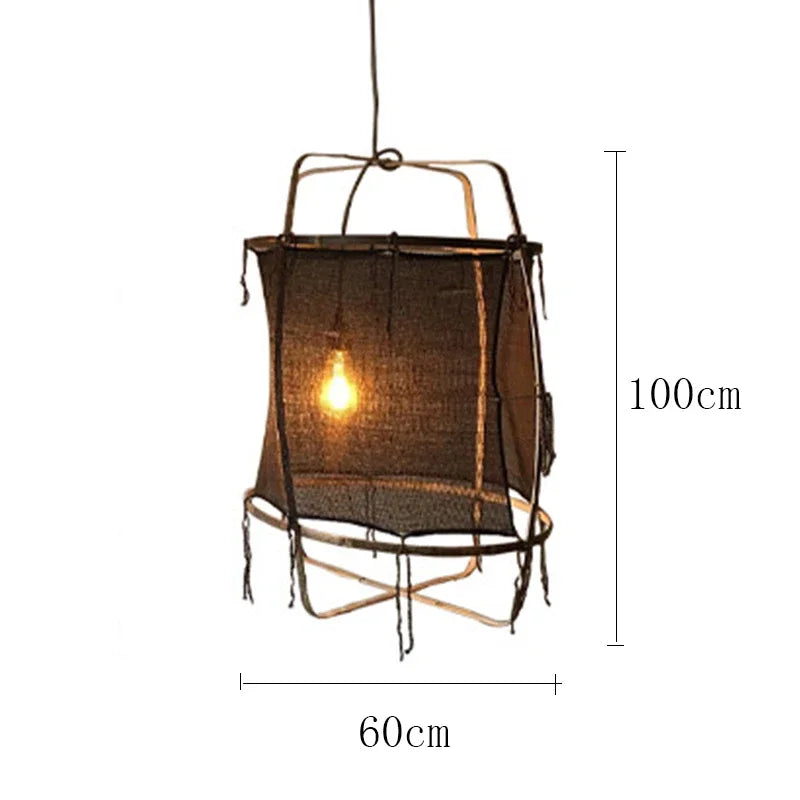 Axyaa Bohemian Gauze Ceiling Pendant Light for Art Deco Ambiance