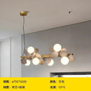 Axyaa Magic Beans Gold Chandelier | Modern Nordic Pendant Light | Living Room Dining Lamp
