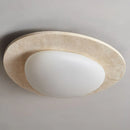 Axyaa Wabi Sabi Natural Stone LED Ceiling Lamp for Modern Home Decor