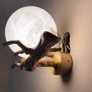 Axyaa Marble Wall Lamp: Medieval Luxury Lighting for Bedroom, Living Room & Corridor