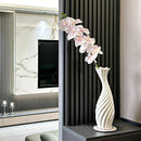 Axyaa White Ceramic Vases, Dried Flower Arrangers, TV Wall Grilles, Entrance Cabinet Decor