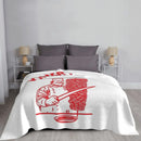 Axyaa D?ner Kebab Throw Blanket - Cozy Soft Nap Thermals - Travel Summer Kids Blanket