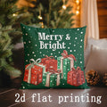 Axyaa Christmas Decorative Pillow Covers for Sofa Bedroom Car Cushion