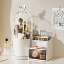 Axyaa Rotating Brush Shelf Organizer with Drawer Storage - Bedroom & Living Room Organized