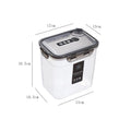 Axyaa Rice Bucket Cereal Dispenser Grains Storage Container Sealed Organizer
