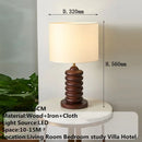 Axyaa Contemporary Retro LED Table Lamp for Living Room Study Bedroom