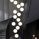 Axyaa Nordic Pendant Lights Indoor Chandelier for Dining Room Living Stair Lamp