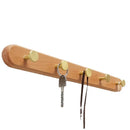 Axyaa Wooden Wardrobe Door Hook - Hemu Solid Wood Clothes Hanger