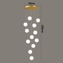 Luxury Nordic Villa Chandelier - Axyaa Living Room Hanging Lights