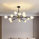 Axyaa Nordic Dining Room Pendant Lamp Chandelier for Indoor Ceiling Lighting