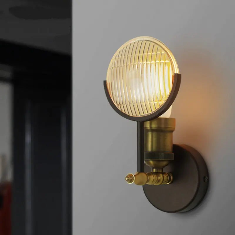 Axyaa Modern Glass LED Wall Sconce for Bedroom and Living Room