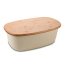 Axyaa Bamboo-Covered Bread Storage Box: Fresh Kitchen Storage Solution