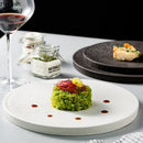 Axyaa Ceramic Dinner Plates Set | Creative Round Tableware for Pasta, Steak, Sushi