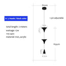 Axyaa Cone Pendant Light 17W: Industrial Hanging Lamp for Home Decor
