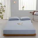 Axyaa Cotton Fitted Sheet - Solid Color, Anti-slip, Adjustable Mattress Cover