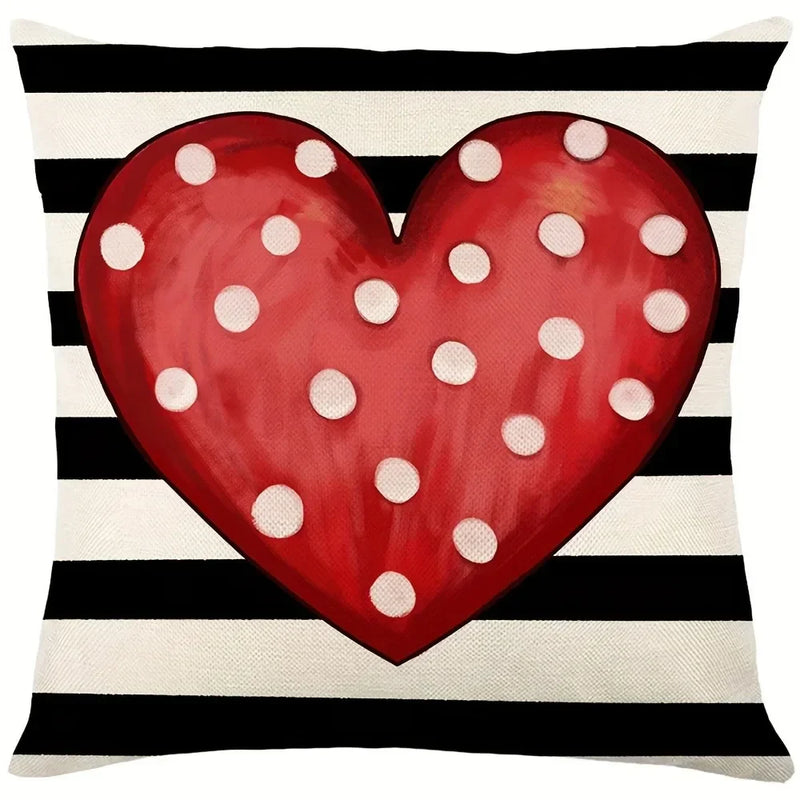 Valentine's Day Love Truck Pillowcase with Heart Design for Axyaa