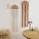 Axyaa Tassels Wall Decor Tapestry - Modern Comfortable Style for Adult Bedrooms