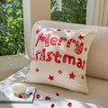 Axyaa Christmas Hat Velvet Chenille Pillowcase - 45x45cm