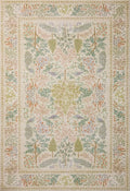Nordic Plant Flower Print Living Room Carpet by Axyaa
