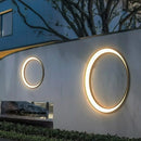 Axyaa Nordic Curved LED Outdoor Wall Light for Elegant Illumination