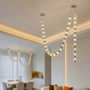 Axyaa Modern Pendant Chandelier for Living Room - LED Ceiling Lamp Dining Room Lighting