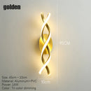 Axyaa LED Wall Lamp: Modern Decorative Sconces for Bedroom Living Room Corridor Stairs