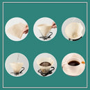 Axyaa Wood Pulp Coffee Filter Cone Set