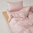 Axyaa Soft Lyocell Queen Bedding Set with Sheets, Natural Plant Fiber Quilt Cover