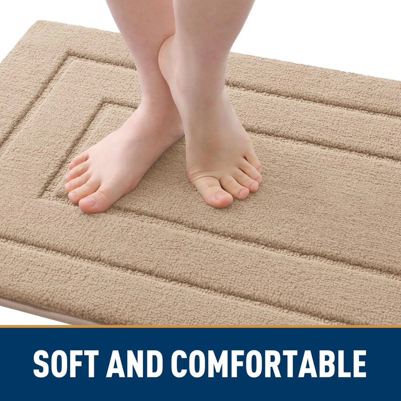 Axyaa Thicken Absorbent Indoor Entrance Door Mat Low-Profile Washable Floor Carpet