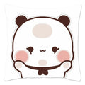 Cute Panda Bears Printed Pillow Case for Sofa Decoration by Axyaa