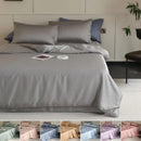 Axyaa Mulberry Silk Comforter Cover - Solid Color Quilt Cover with Zipper Closure