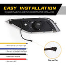 Axyaa LED DRL Daytime Running Light for Honda CRV CR-V 2012-2014 with Dynamic Turn Signal