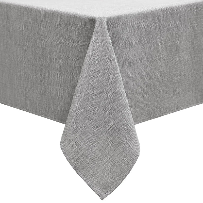 Axyaa Solid Color Tablecloth: Banquet & Party Linens, Washable Rectangle/Round Table Cloth
