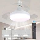 Axyaa Remote Control Ceiling Chandelier LED Fan Light for Living Room