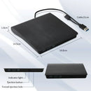 Axyaa USB 3.0 Type-C DVD Burner RW Portable Drive for PC Laptop
