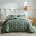 Axyaa Floral Pulling Quilt Set - Spring/Summer 3-Piece Core Pillowcase, Simple & Fashionable