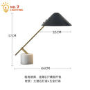 Axyaa Marble Base Table Lamp LED E27 Black/White Minimalist Desk Light