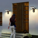 Axyaa Solar Outdoor Wall Light with Motion Sensor