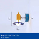 Colorful Chain Switch Wall Sconce by Axyaa for Bedroom, Parlor, Aisle - Art Deco Style