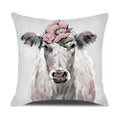 Axyaa Cartoon Animals Portrait Cushion Cover 45x45cm