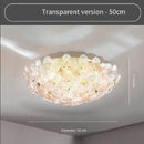 Axyaa French Elegant Crystal Chandelier Ceiling Lamp - Full Spectrum Eye-Friendly Lighting