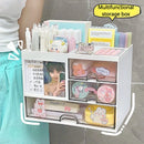 Axyaa Desktop Organizer Pen Holder Stationery Drawer Storage Student Box