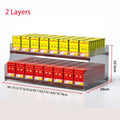 Axyaa Woodgrain Aluminium Cigarette Display Shelf Rack for Tobacco Stores