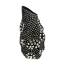 Axyaa Polka-dot Ceramic Vase with Irregular Hollow Pattern - Home Decor Handicraft