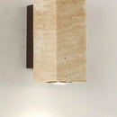 Axyaa Yellow Travertine Corridor Lamp - Scandinavian Style LED Wall Light