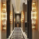 Axyaa Crystal Stainless Steel Wall Lamp for Modern Luxury Décor