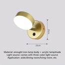 Axyaa Wall Lamp Button Switch Nordic Living Bedroom Lighting Hallway Home Decor