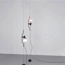 Axyaa Modern Adjustable LED Chandelier for Living Room, Bedroom, Hotel - Decorative Corner Lamp